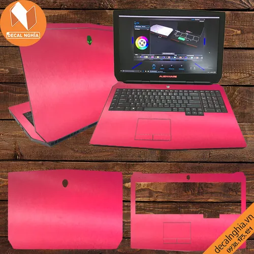Aluminum dán Laptop Alienware 17