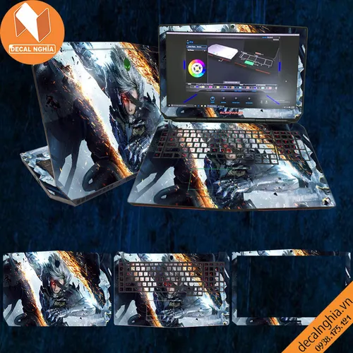 Aluminum Skin dán Laptop Alienware 17R2