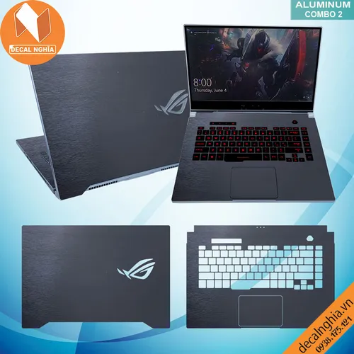 Aluminum dán laptop Asus Zephyrus GU502G