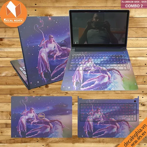 Skin dán laptop Dell Inspiron 15 5559 (P51F004)