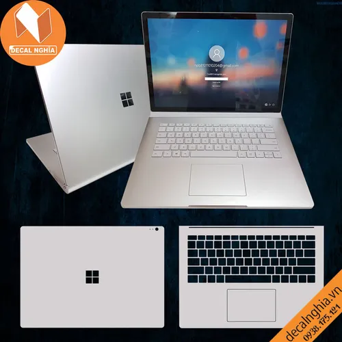Aluminum dán Surface Book 2 15 inch