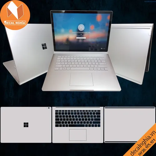 Aluminum dán Surface Book 2 15 inch
