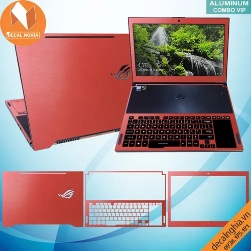 Aluminum dán laptop Asus Zephyrus GX501G