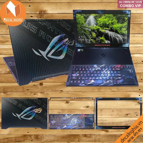 Aluminum skin dán laptop Asus Zephyrus GX501G