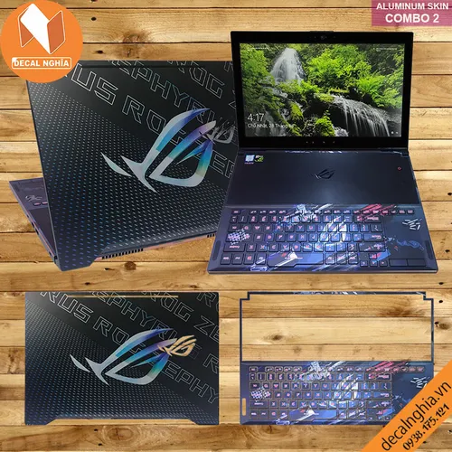 Aluminum skin dán laptop Asus Zephyrus GX501G