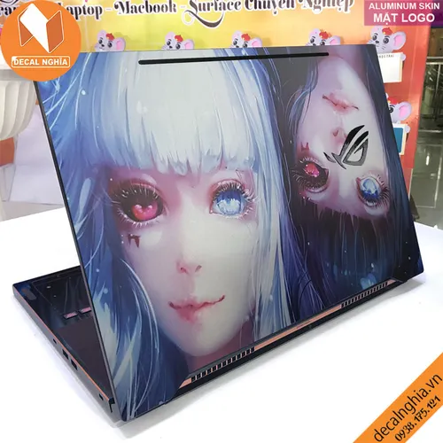Aluminum skin dán laptop Asus Zephyrus GX501G