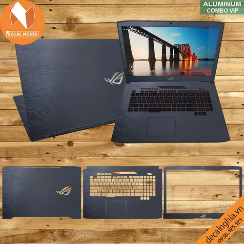 Aluminum dán laptop Asus Rog Strix Scar II GL704G