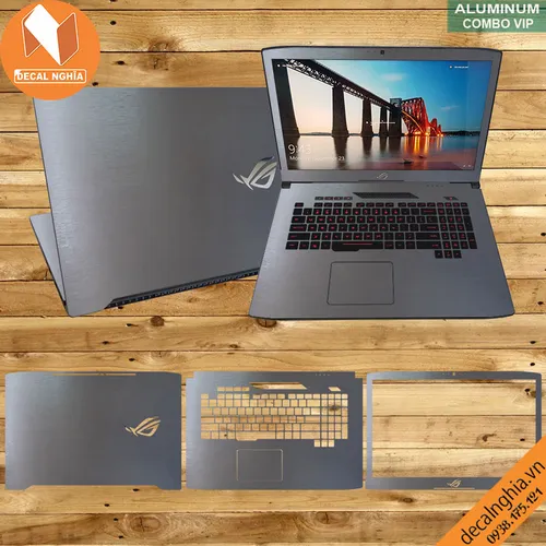 Aluminum dán laptop Asus Rog Strix Scar II GL704G