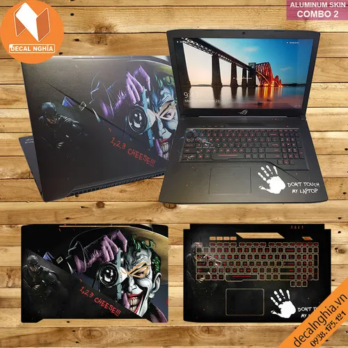 Aluminum skin dán laptop Asus Rog Strix Scar II GL704G
