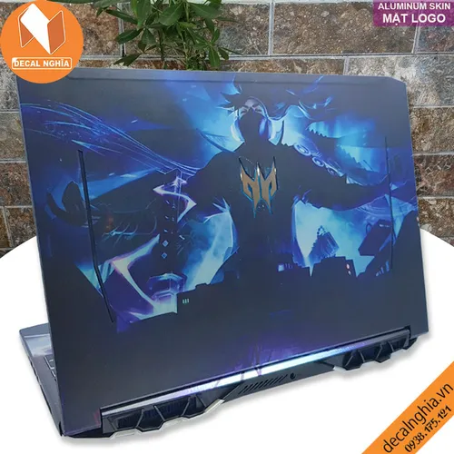 Aluminum skin dán laptop Acer Predator Helios 300 PH315-52 2020