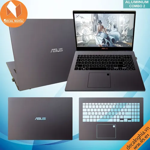Aluminum dán laptop Asus F571G