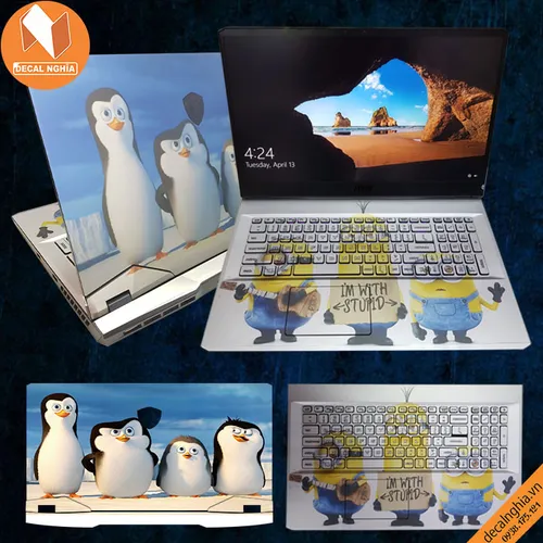 Aluminum skin dán laptop MSI GE66 Raider