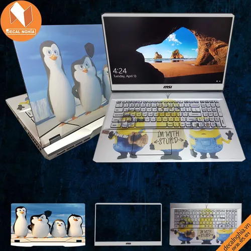 Aluminum skin dán laptop MSI GE66 Raider