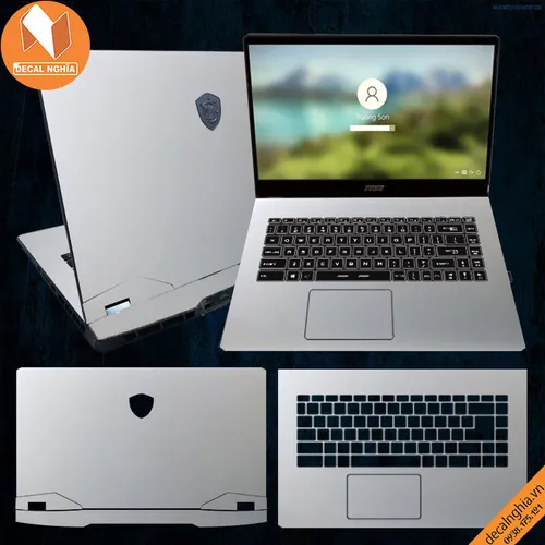 Aluminum dán laptop MSI GE66 Raider