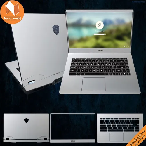 Aluminum dán laptop MSI GE66 Raider