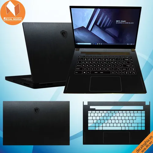 Aluminum dán laptop MSI GS66