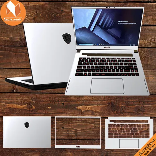 Aluminum dán laptop MSI GS66