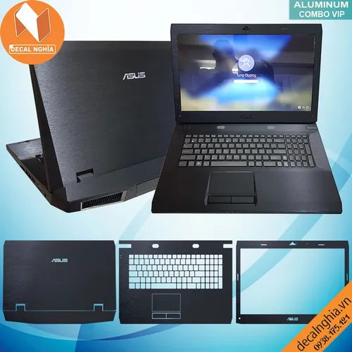 Aluminum dán laptop Asus G73