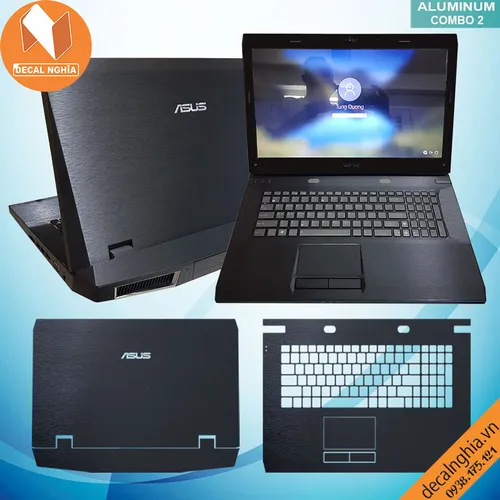 Aluminum dán laptop Asus G73