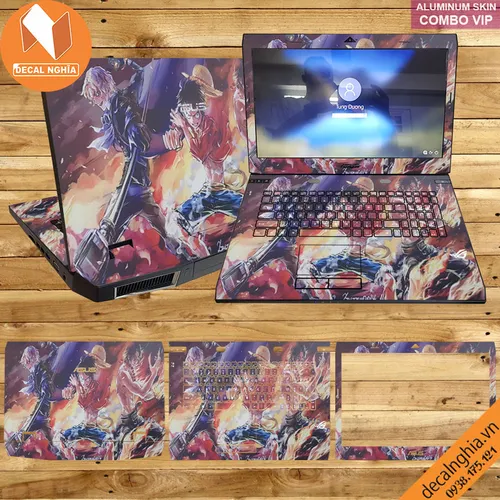 Aluminum skin dán laptop Asus G73