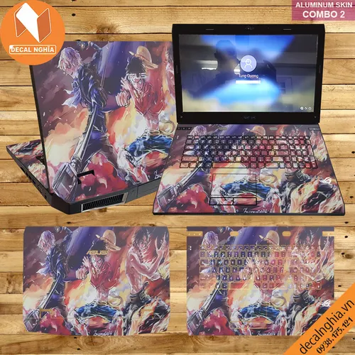 Aluminum skin dán laptop Asus G73