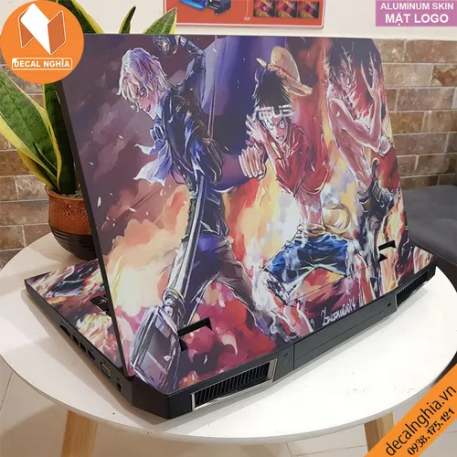 Aluminum skin dán laptop Asus G73