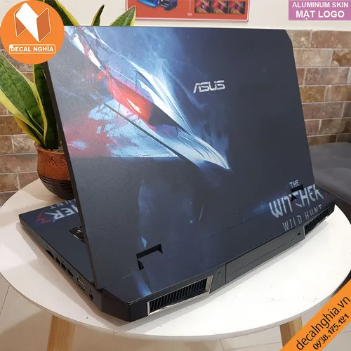 Aluminum skin dán laptop Asus G73