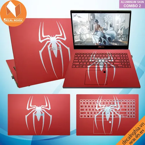 Aluminum skin dán laptop Asus F571G