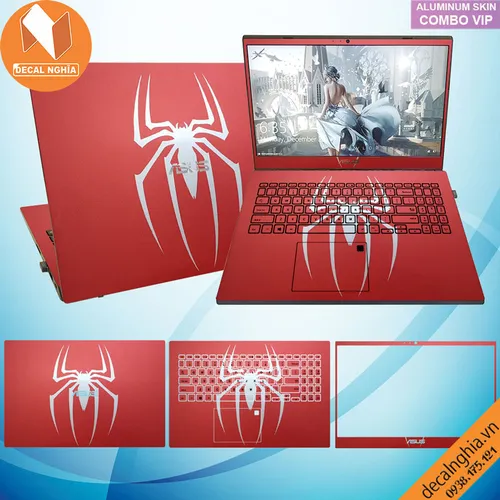 Aluminum skin dán laptop Asus F571G