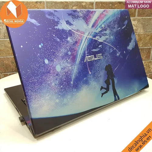 Aluminum skin dán laptop Asus F571G