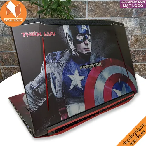 Aluminum skin dán laptop Acer Predator Helios 300 PH315-51 (N17C1)