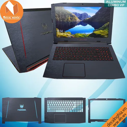 Aluminum dán laptop Acer Predator Helios 300 PH315-51 (N17C1)