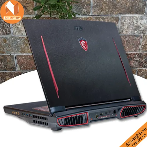 Aluminum dán laptop MSI GT73 Titan Pro