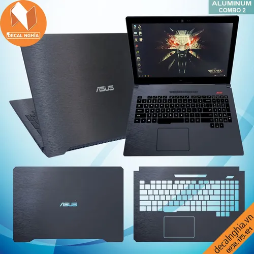 Aluminum dán laptop Asus FX504