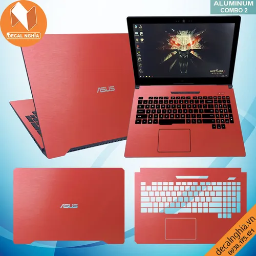 Aluminum dán laptop Asus FX504