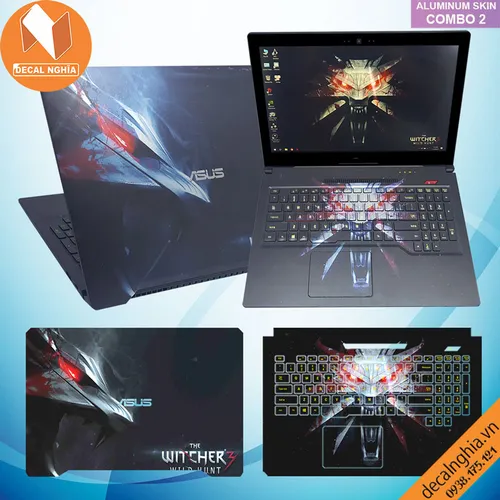 Aluminum skin dán laptop Asus FX504