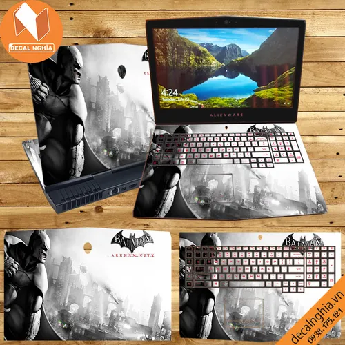 Aluminum Skin dán Laptop Alienware 17R5