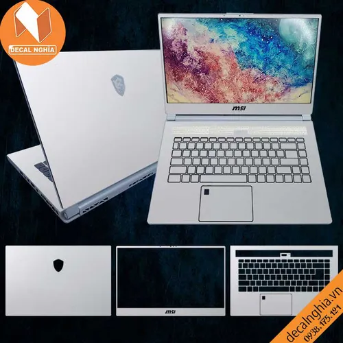 Aluminum dán laptop MSI P65
