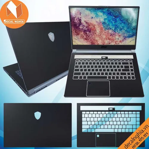 Aluminum dán laptop MSI P65