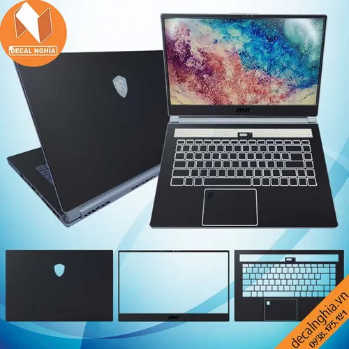 Aluminum dán laptop MSI P65