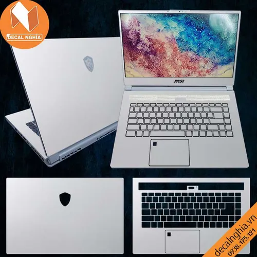 Aluminum dán laptop MSI P65