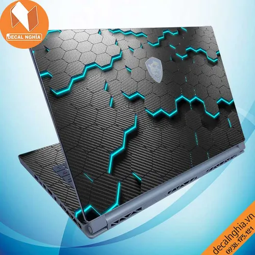 Aluminum skin dán laptop MSI P65