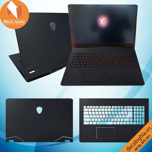 Aluminum dán laptop MSI GP76 Leopard