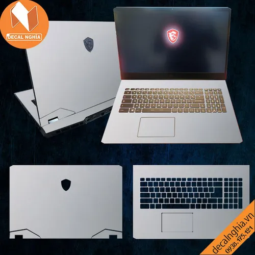 Aluminum dán laptop MSI GP76 Leopard