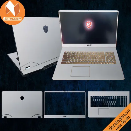 Aluminum dán laptop MSI GP76 Leopard