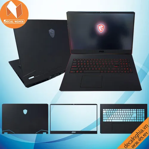 Aluminum dán laptop MSI GP76 Leopard