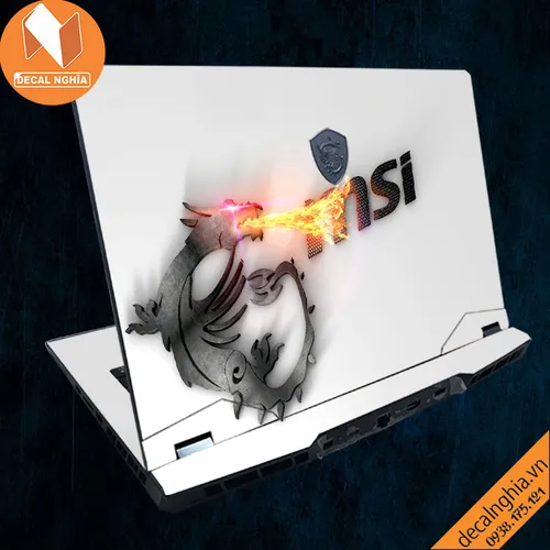 Aluminum skin dán laptop MSI GP76 Leopard