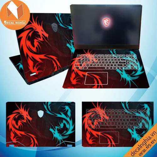 Aluminum skin dán laptop MSI GP76 Leopard