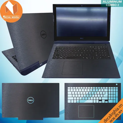 Aluminum dán laptop Dell G7 7588