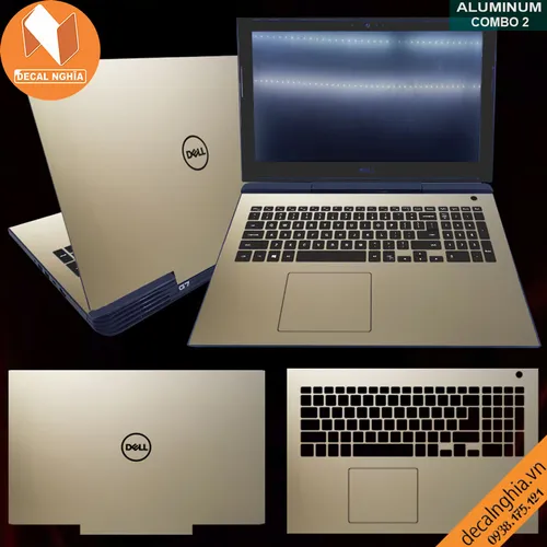 Aluminum dán laptop Dell G7 7588